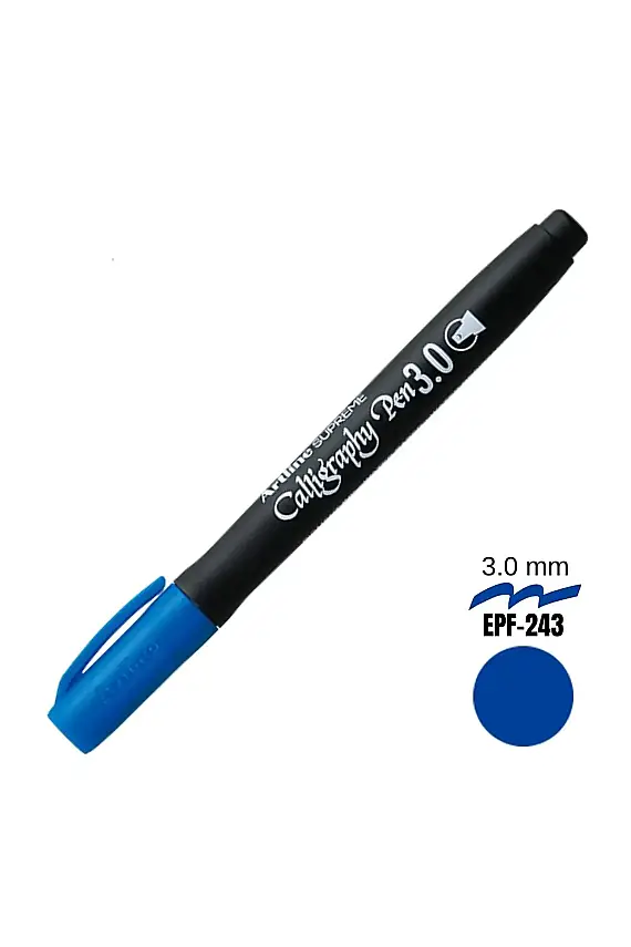 Artline Supreme Kaligrafi Kalemi 3.0 Mavi - 1