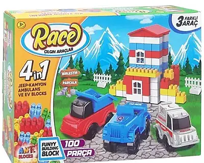 Asya Ant Blocks 100 Parça City Set Eğitici Bloklar - 1