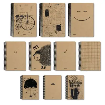 Atlas Papirüs Kraft Çizgili 80 Yp 14x19 Sert Kapak - 1