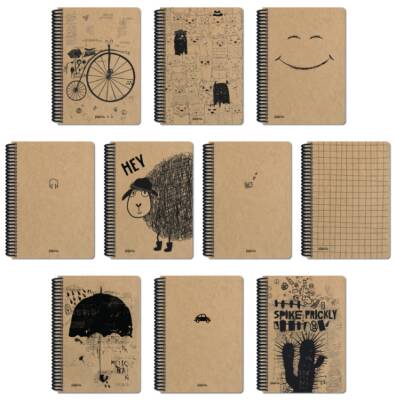 Atlas Papirüs Kraft Çizgisiz 80 Yp 14x19 Sert Kapak - 3