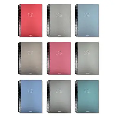 Atlas Papirüs Note Case Simli Defter Spiralli Sert Kapak 16 x 23 cm 120 Yp Çizgili - 1