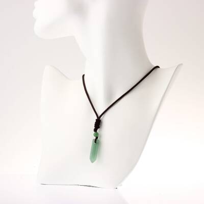 Aventurin Doğal Taş Kolye Ucu 3cm - 2