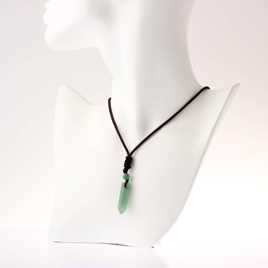 Aventurin Doğal Taş Kolye Ucu 3cm - 2