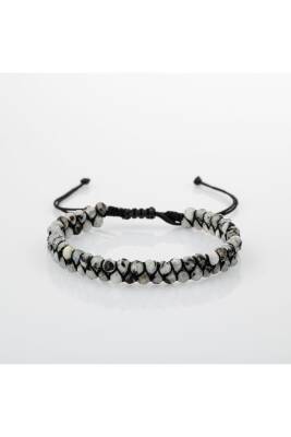 Ay Taşı 3-4mm Çift Sıra Doğal Taş Bileklik - Osmanlı Doğaltaş