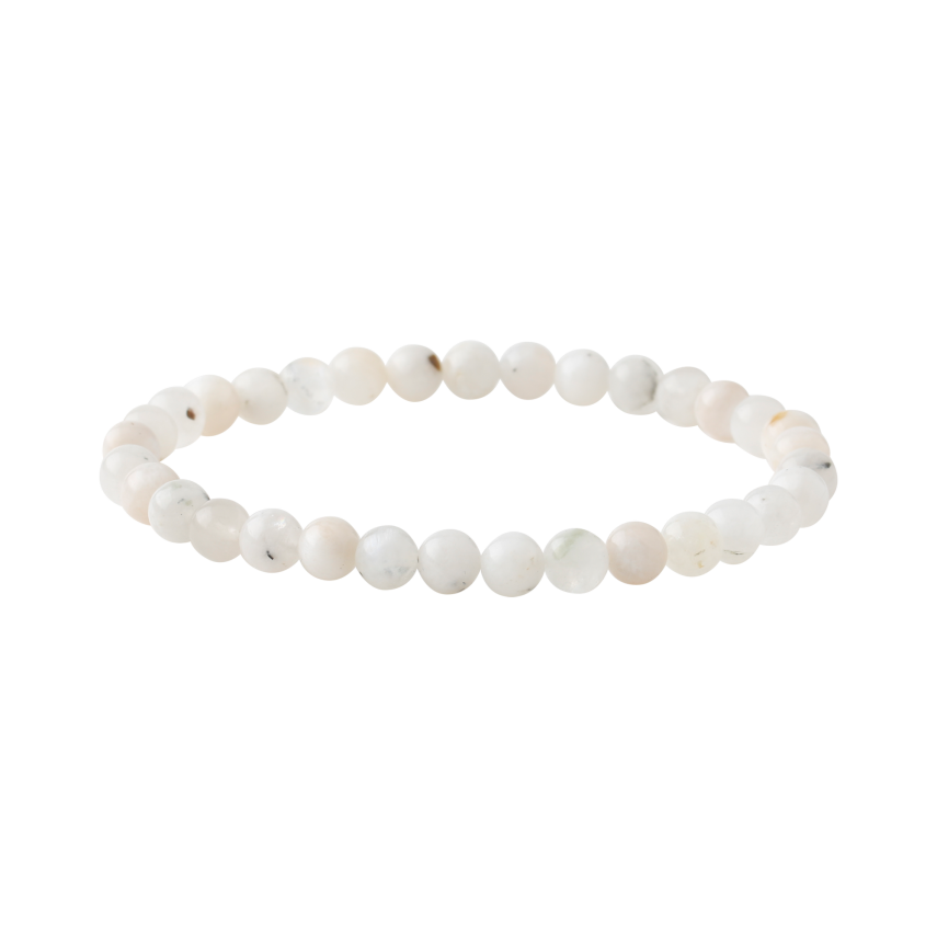 Ay Taşı 6mm Doğal Taş Bileklik - 2