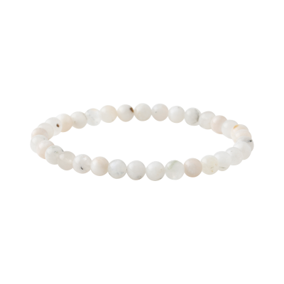 Ay Taşı 6mm Doğal Taş Bileklik - 3