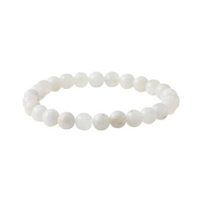 Ay Taşı 8mm Doğal Taş Bileklik - Doğal Taş (1)