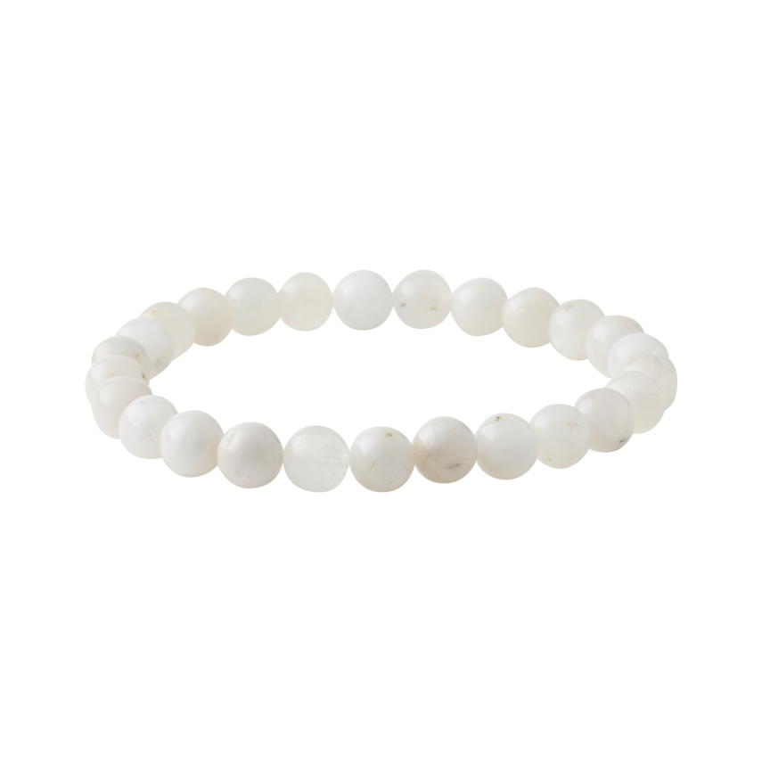 Ay Taşı 8mm Doğal Taş Bileklik - 3