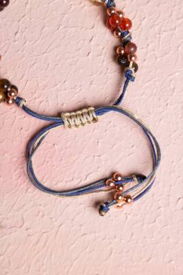 Balık Burcu Zaza Tesbih Doğal Taş Ametist, Kan Taşı, Kaplan Gözü, Labradorit, Necef - Osmanlı Doğaltaş