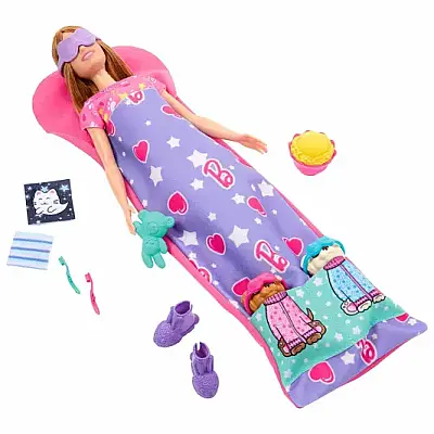 Barbie Barbie Ve Köpekçikleri Pijama Partisi Oyun Seti - 1