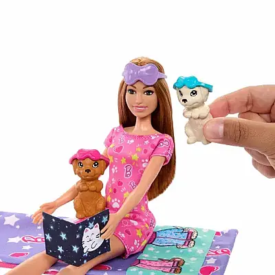 Barbie Barbie Ve Köpekçikleri Pijama Partisi Oyun Seti - 5