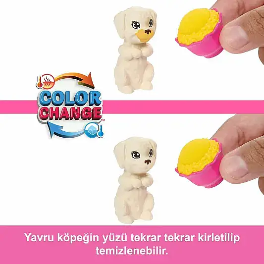Barbie Barbie Ve Köpekçikleri Pijama Partisi Oyun Seti - 11