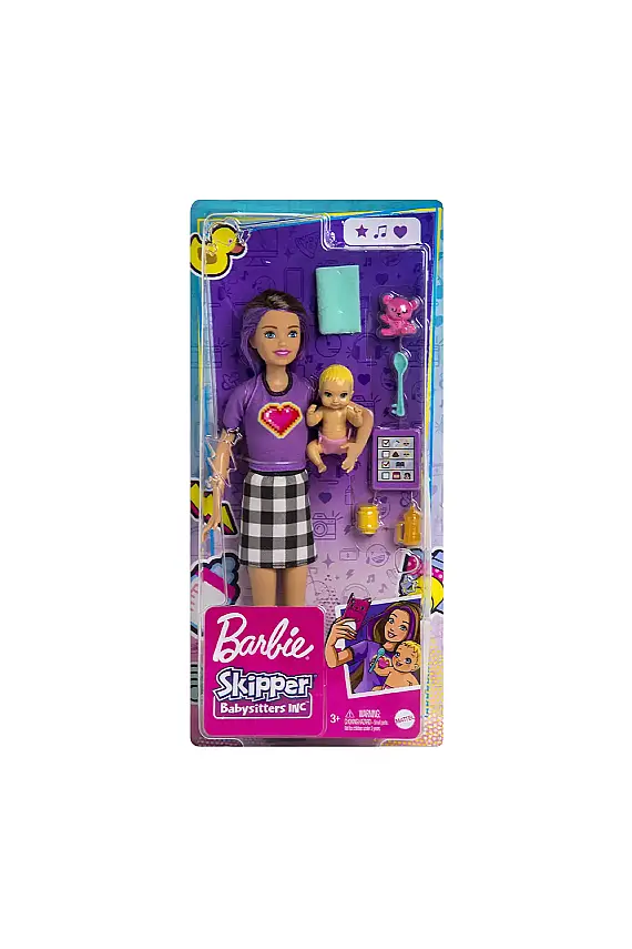 Barbie Bebek Bakıcısı Skipper Bebek - 1