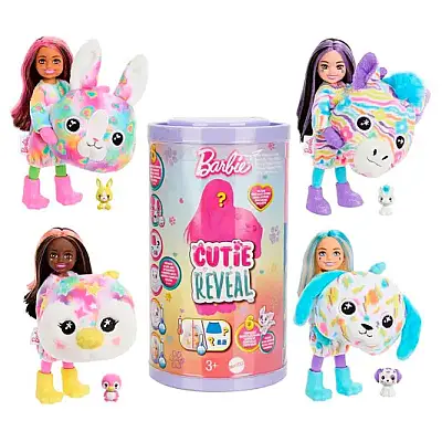 Barbie Chelsea Cutie Reveal Renk Değiştiren Rüya Renkler Serisi Sürpriz Paket - Barbie (1)