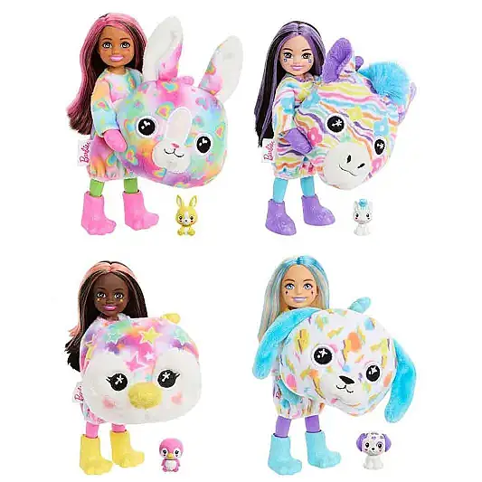 Barbie Chelsea Cutie Reveal Renk Değiştiren Rüya Renkler Serisi Sürpriz Paket - 5