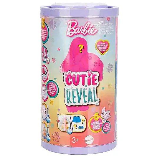Barbie Chelsea Cutie Reveal Renk Değiştiren Rüya Renkler Serisi Sürpriz Paket - 14