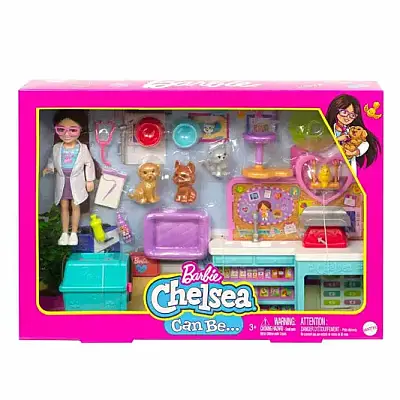 Barbie Chelsea Meslekleri Öğreniyor Veteriner Oyun Seti - 4