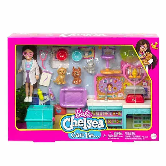 Barbie Chelsea Meslekleri Öğreniyor Veteriner Oyun Seti - 4