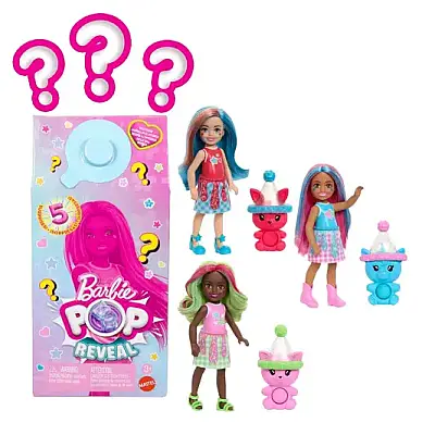 Barbie Chelsea Pop Reveal Smoothie Serisi Sürpriz Paket - 12