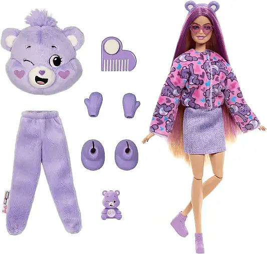 Barbie Cutie Reveal Care Bear Serisi Mor - 4