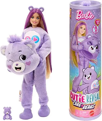 Barbie Cutie Reveal Care Bear Serisi Mor - 5