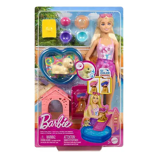 Barbie Köpekçikle Havuz Partisi Oyun Seti - 5