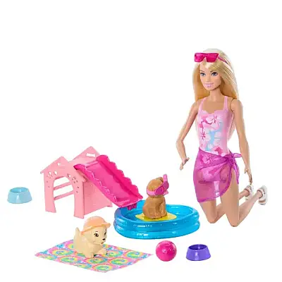 Barbie Köpekçikle Havuz Partisi Oyun Seti - 9
