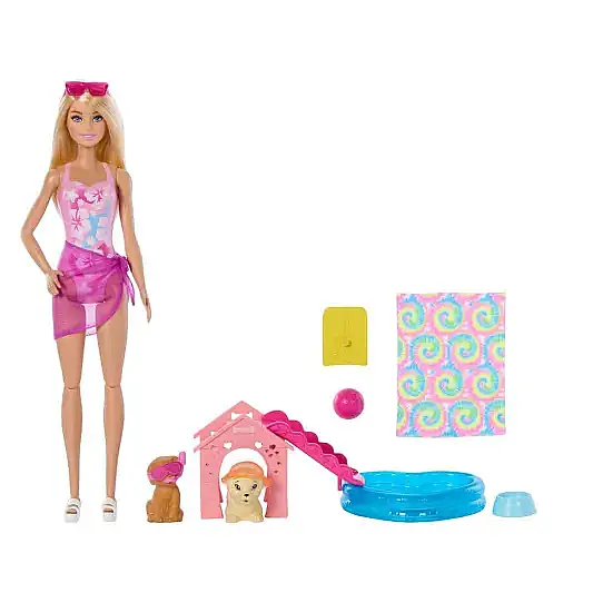 Barbie Köpekçikle Havuz Partisi Oyun Seti - 10