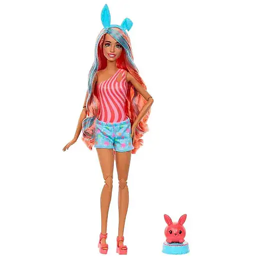 Barbie Pop Reveal Shake Serisi Turuncu Tavşan - 1