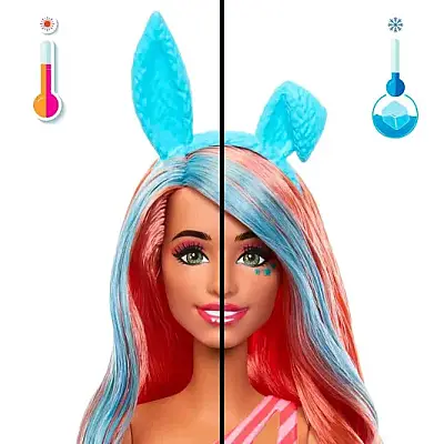 Barbie Pop Reveal Shake Serisi Turuncu Tavşan - 6