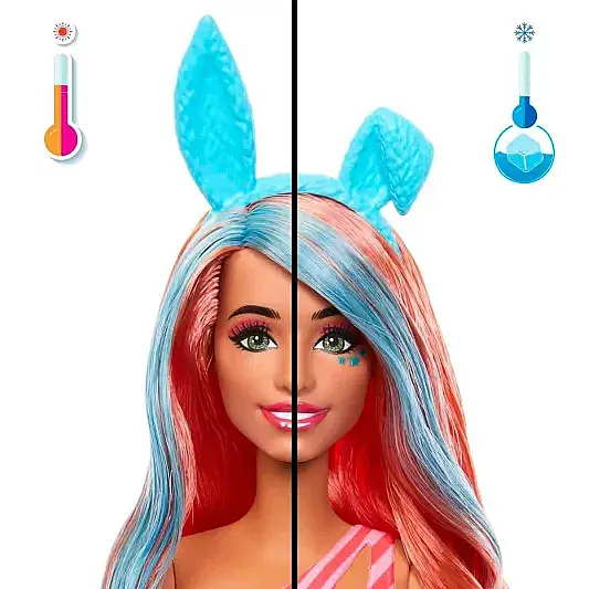 Barbie Pop Reveal Shake Serisi Turuncu Tavşan - 6