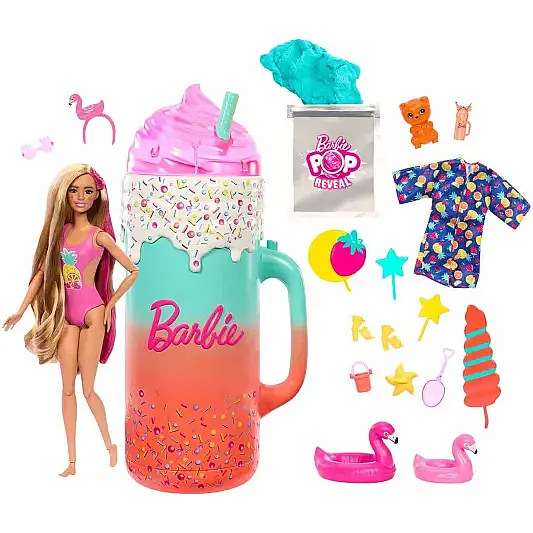 Barbie Pop Reveal Sürpriz Bardak Oyun Seti - 7