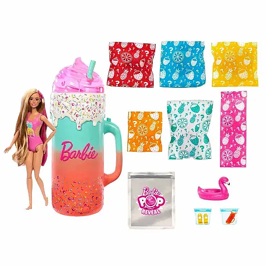 Barbie Pop Reveal Sürpriz Bardak Oyun Seti - 12