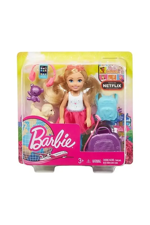 Barbie Seyahatte Chelsea Bebek Ve Aksesuarları - 1