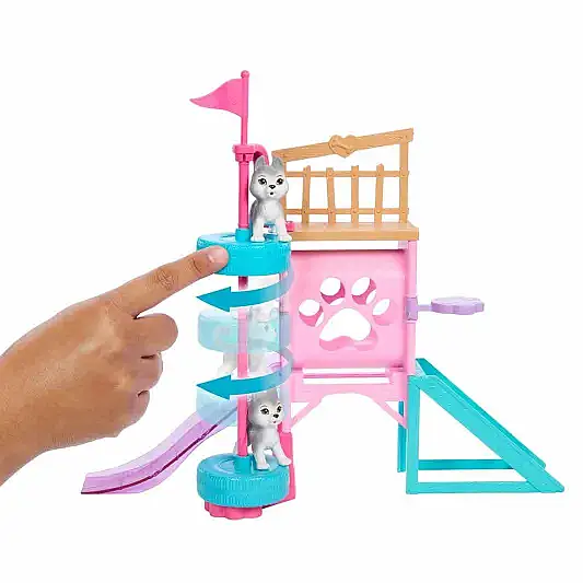 Barbie Stacienin Köpekçik Oyun Parkı - 5