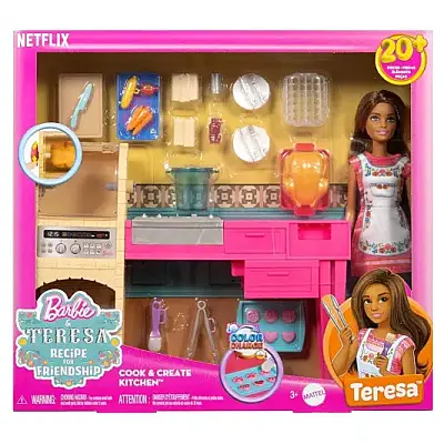 Barbie Teresa Arkadaşının Mutfak Oyun Seti - 12