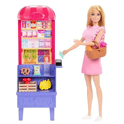 Barbie Teresanın Dostluk Tarifi Malibu Markette Bebek Ve Oyun Seti - 6