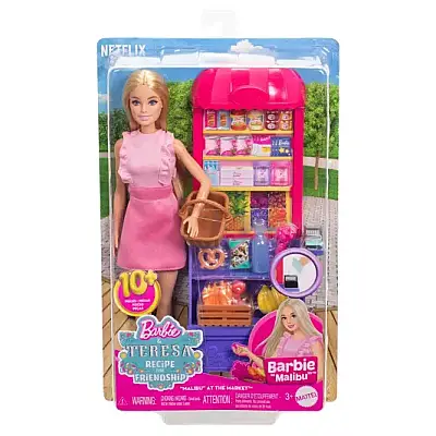 Barbie Teresanın Dostluk Tarifi Malibu Markette Bebek Ve Oyun Seti - 11