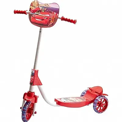Beren Toys 3 Tekerlekli Frenli Cars Figürlü Çocuk Scooter - 1