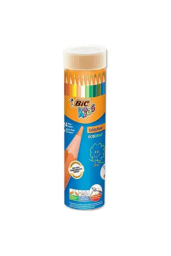 Bic Evolution Kuruboya Kalemi 24Lü Tüp - 1