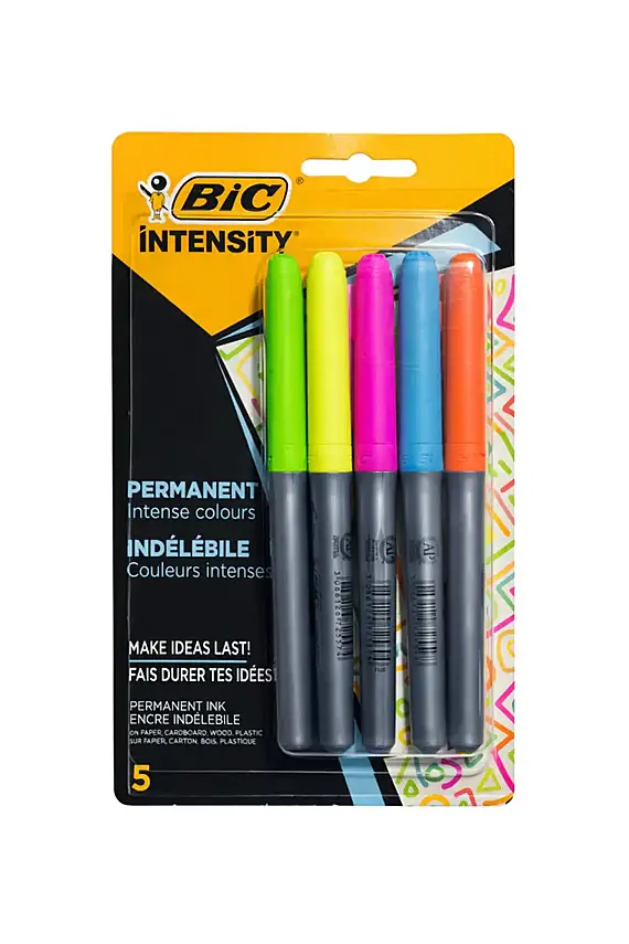 Bic İntenstiy Permanent Markör 5 Li - 1