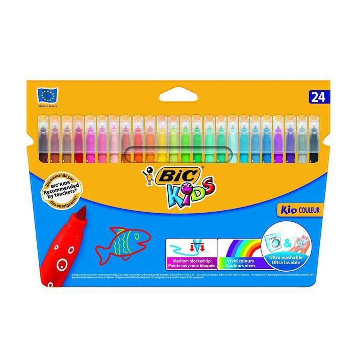 Bic Kids Color Keçeli Boya Kalemi 24 Renk 8418005 - 1