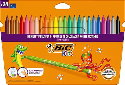 Bic Kids Color Keçeli Boya Kalemi 24 Renk - 1