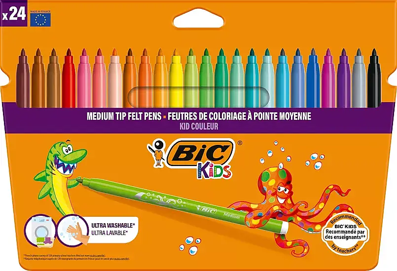 Bic Kids Color Keçeli Boya Kalemi 24 Renk - 1