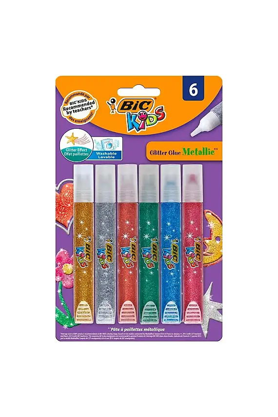 Bic Kids Metalik Simli Yapıştırıcı 6 Lı - 1