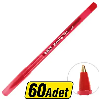 Bic Round Stic Tükenmez Kalem Kırmızı - 4