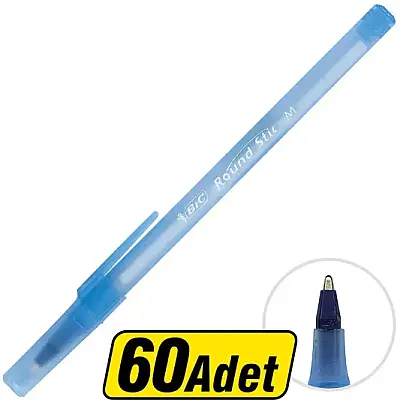 Bic Round Stic Tükenmez Kalem Mavi - 3
