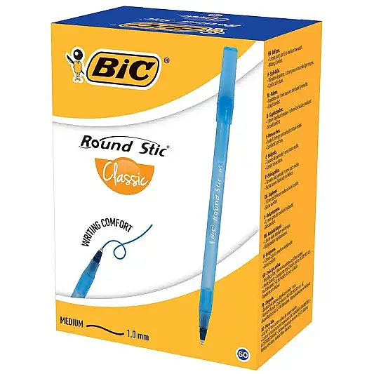 Bic Round Stic Tükenmez Kalem Mavi - 7