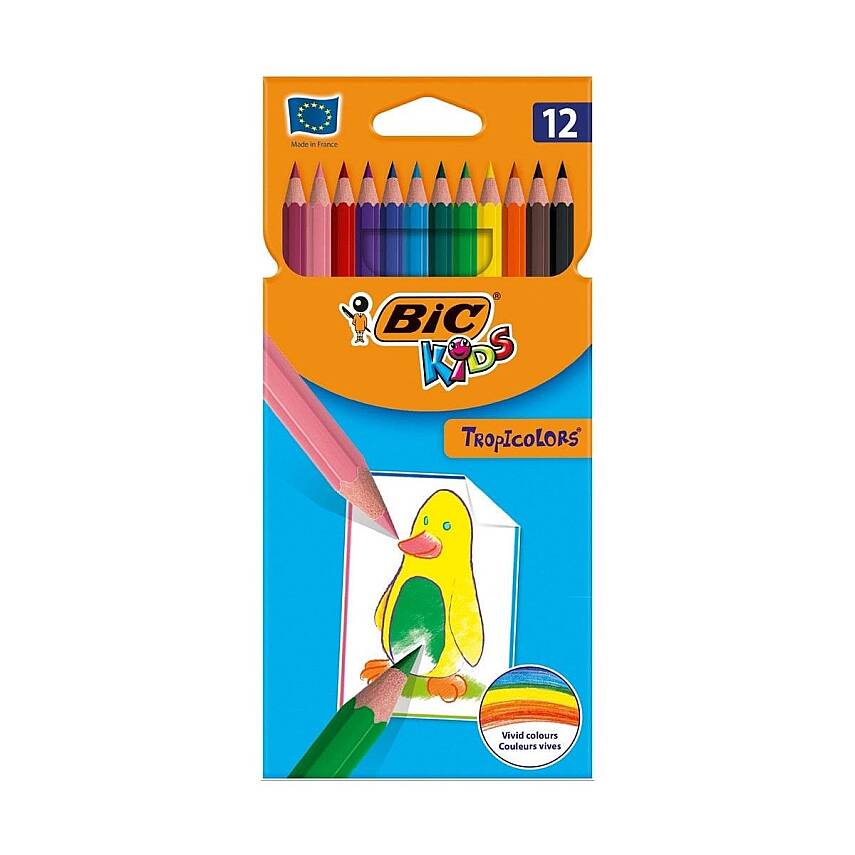 Bic Tropicolors 2 Boya Kalemi 12 Renk Tam Boy - 1