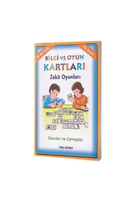 Bilgi ve Oyun Kartları Zeka Oyunları Sorular ve Cevaplar - 8-15 Yaş - 1